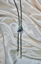Load image into Gallery viewer, Cate // Snowflake Obsidian Bolo Tie