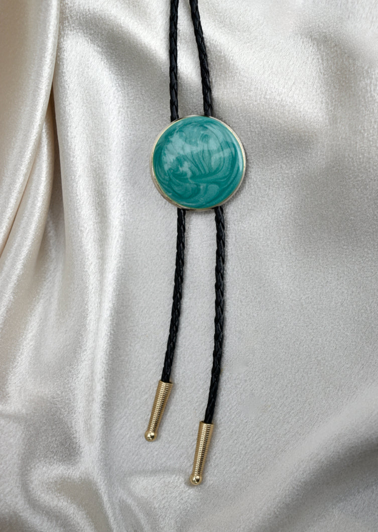 Barbara // Turquoise Enamel Bolo Tie