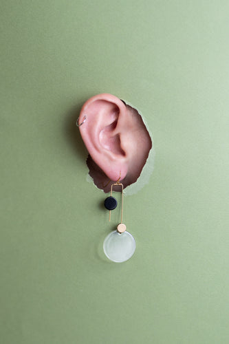 Brené // Abstract Drop Earrings
