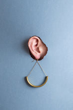 Load image into Gallery viewer, Vonnegut // Brass Earrings