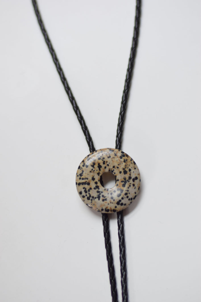 Braum // Dalmatian Jasper Bolo Tie