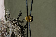 Load image into Gallery viewer, Rosa // 3D Brass Rose Bolo Tie