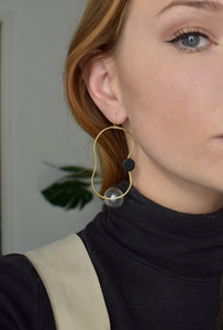 Fiona // Abstract Drop Earrings