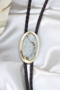 Justine // Seafoam Jasper Bolo Tie